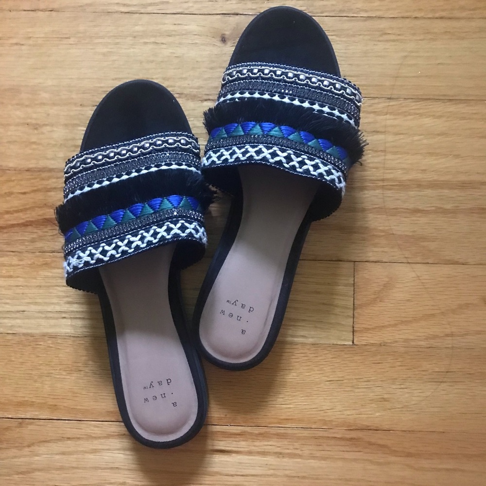 A New Day Solana Fringe Sandal